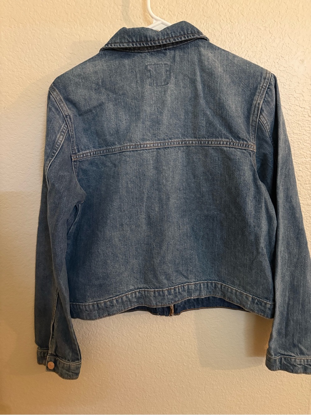 wild fable Blue Denim Zip-Front Jacket - Picture 2 of 5